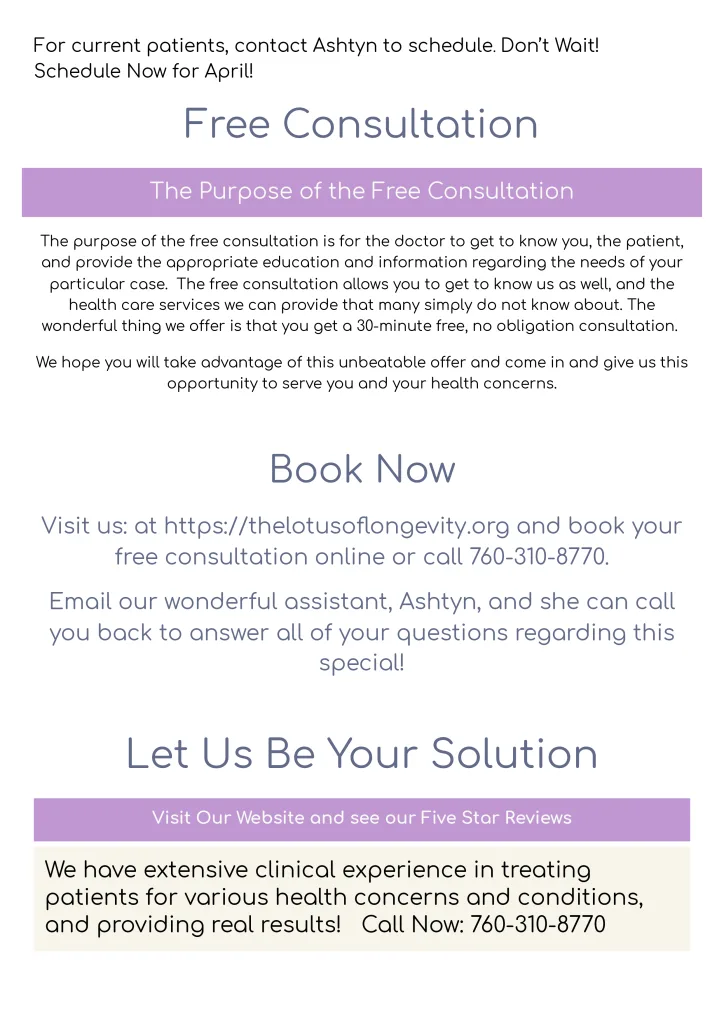 Do not miss this opportunity to receive a Maintenance Wellness program at an unbeatable value!