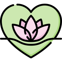 lotus heart icon